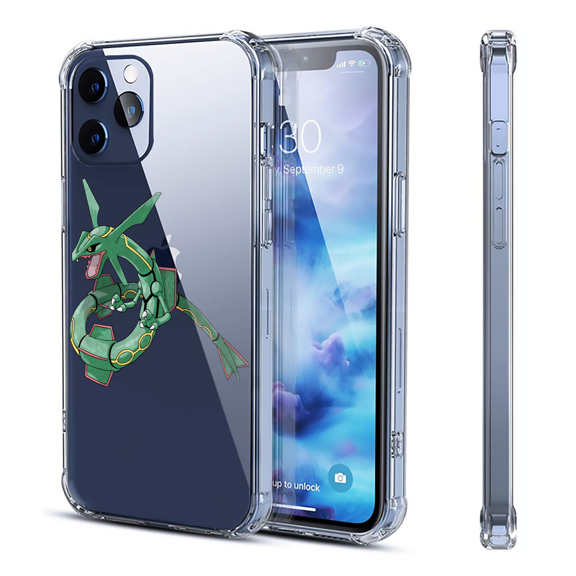 （画像用） ポケットモンスター Pokémon 【iPhone 12シリーズ対応】透明スマホケース（クリアソフトケース）